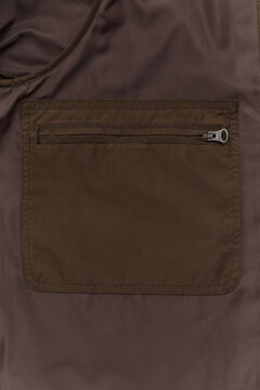 Quilted Vest — BLACK BROWN 3
