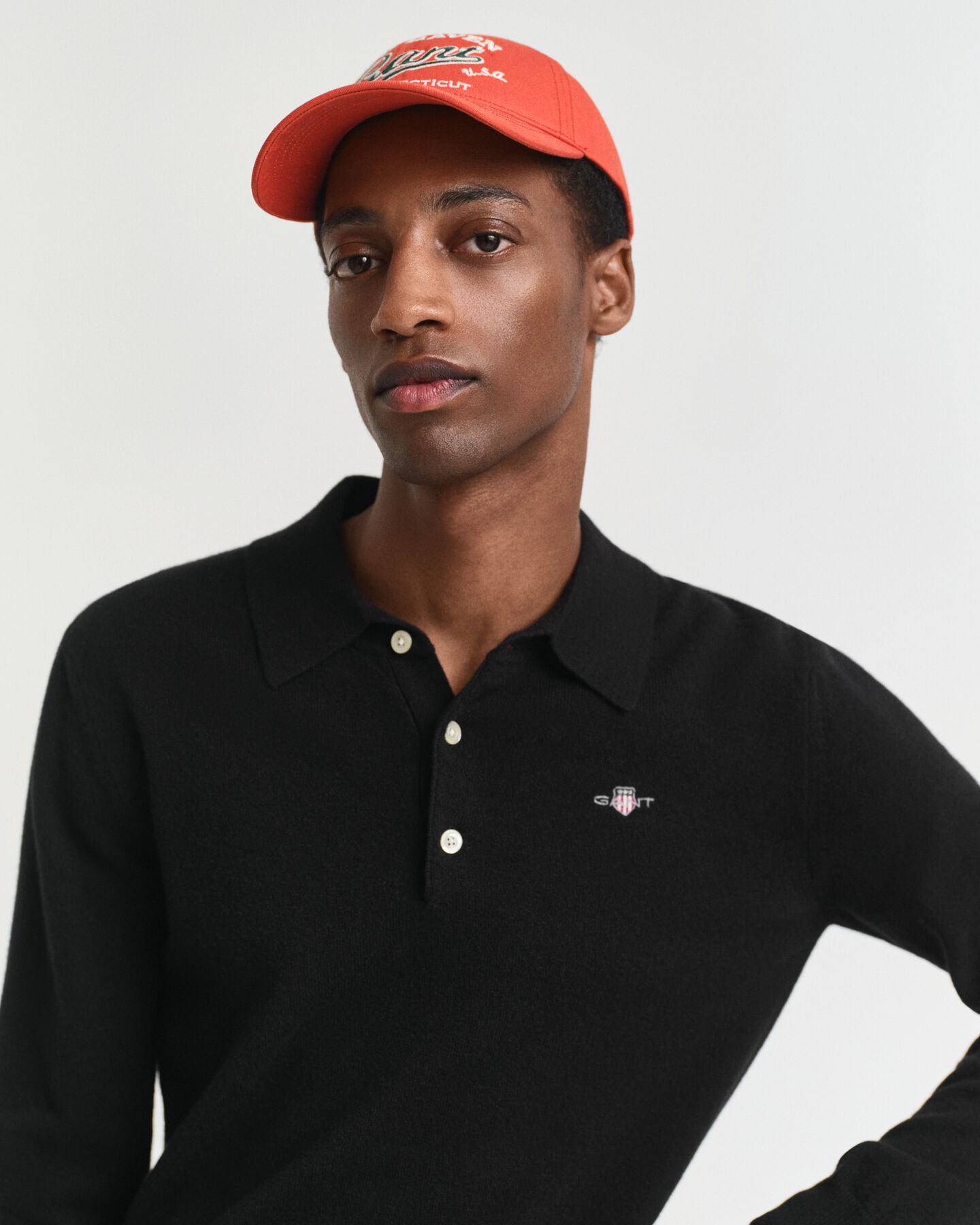 Superfine Lambswool Polo Sweater