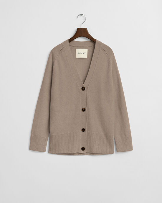 Wool Cashmere Blend Cardigan