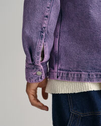 Garment-Dyed Denim Overshirt