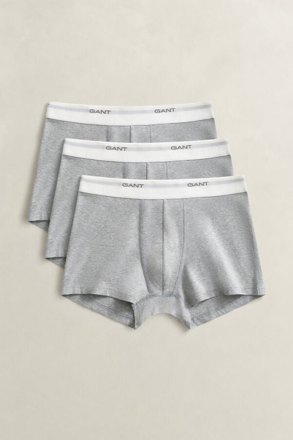 3-Pack Core Trunks — LIGHT GREY MELANGE