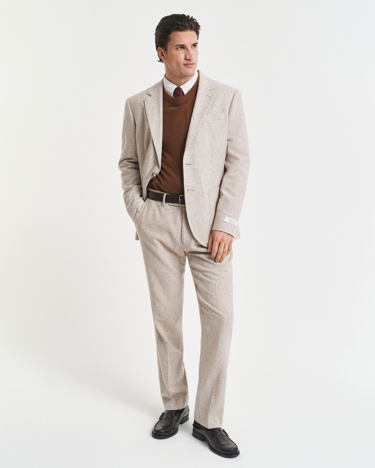 Slim Fit Donegal Suit Jacket