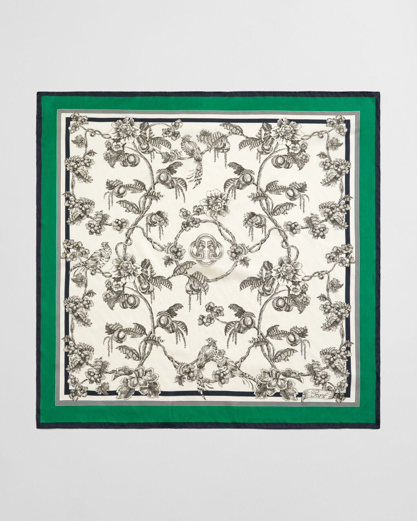 Tree Print Silk Scarf