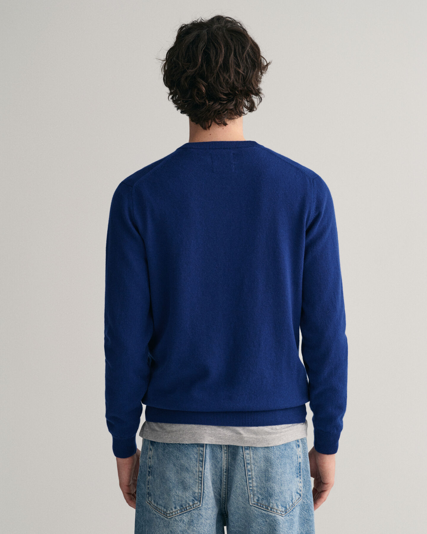 Sweater GANT - V-Neck Lambswool Superfine