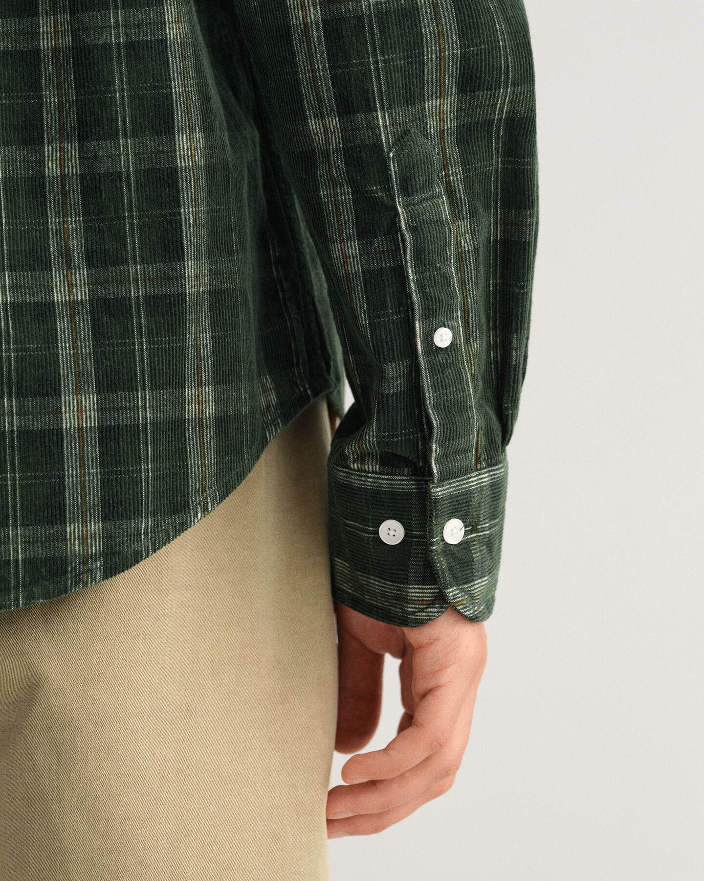 Regular Fit Corduroy Check Shirt