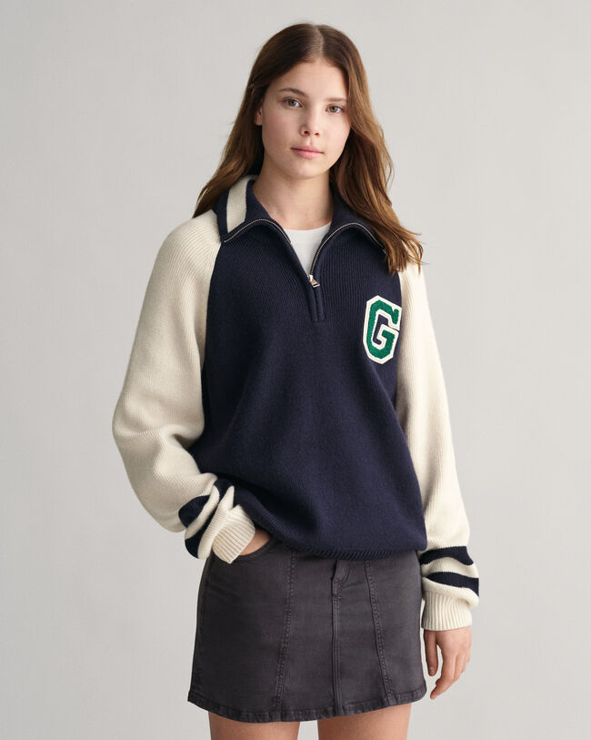 Teens Knitted GANT Varsity Sweater