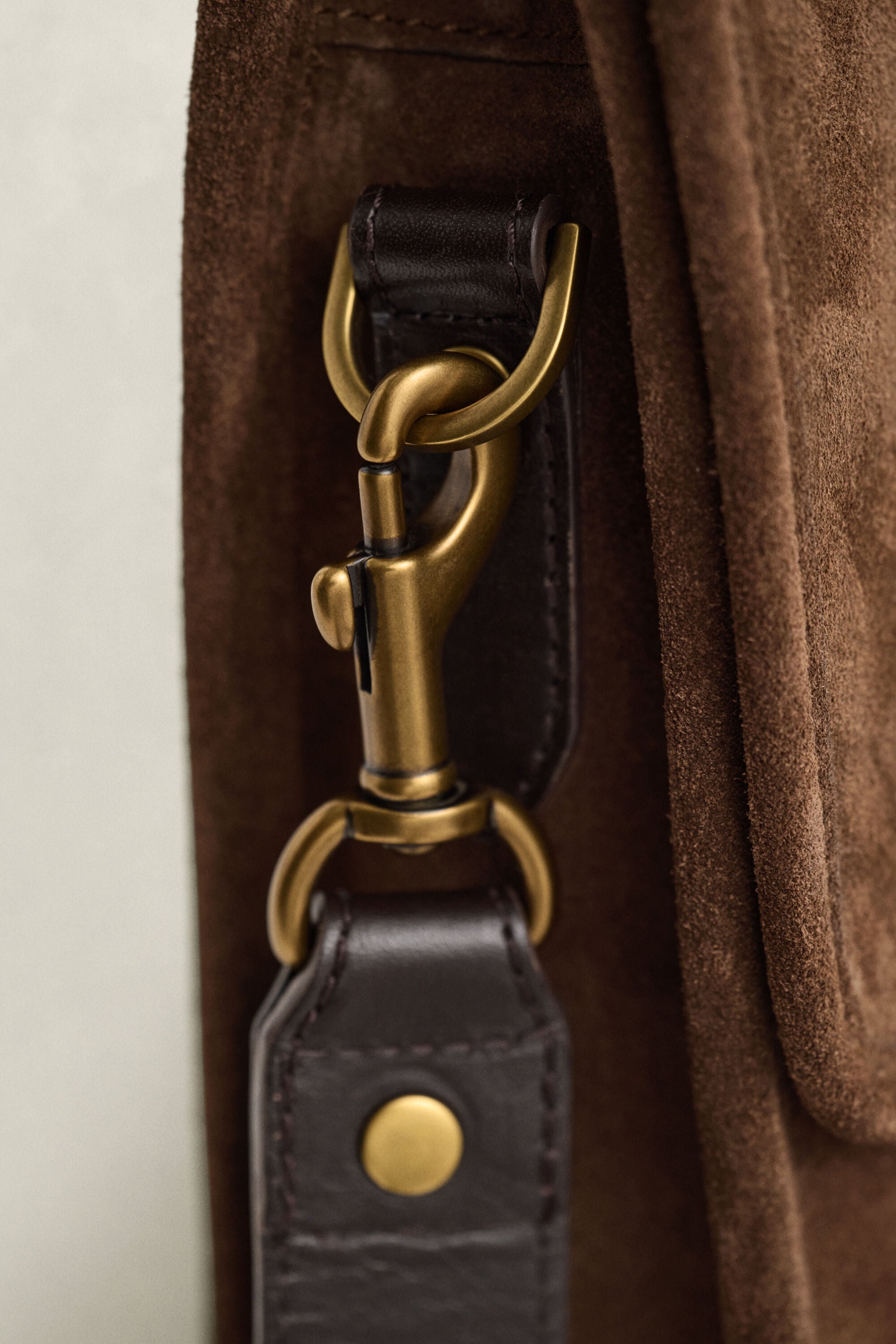 Suede Shoulder Bag