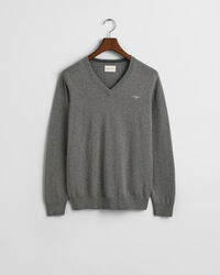 Classic Cotton V-Neck Sweater