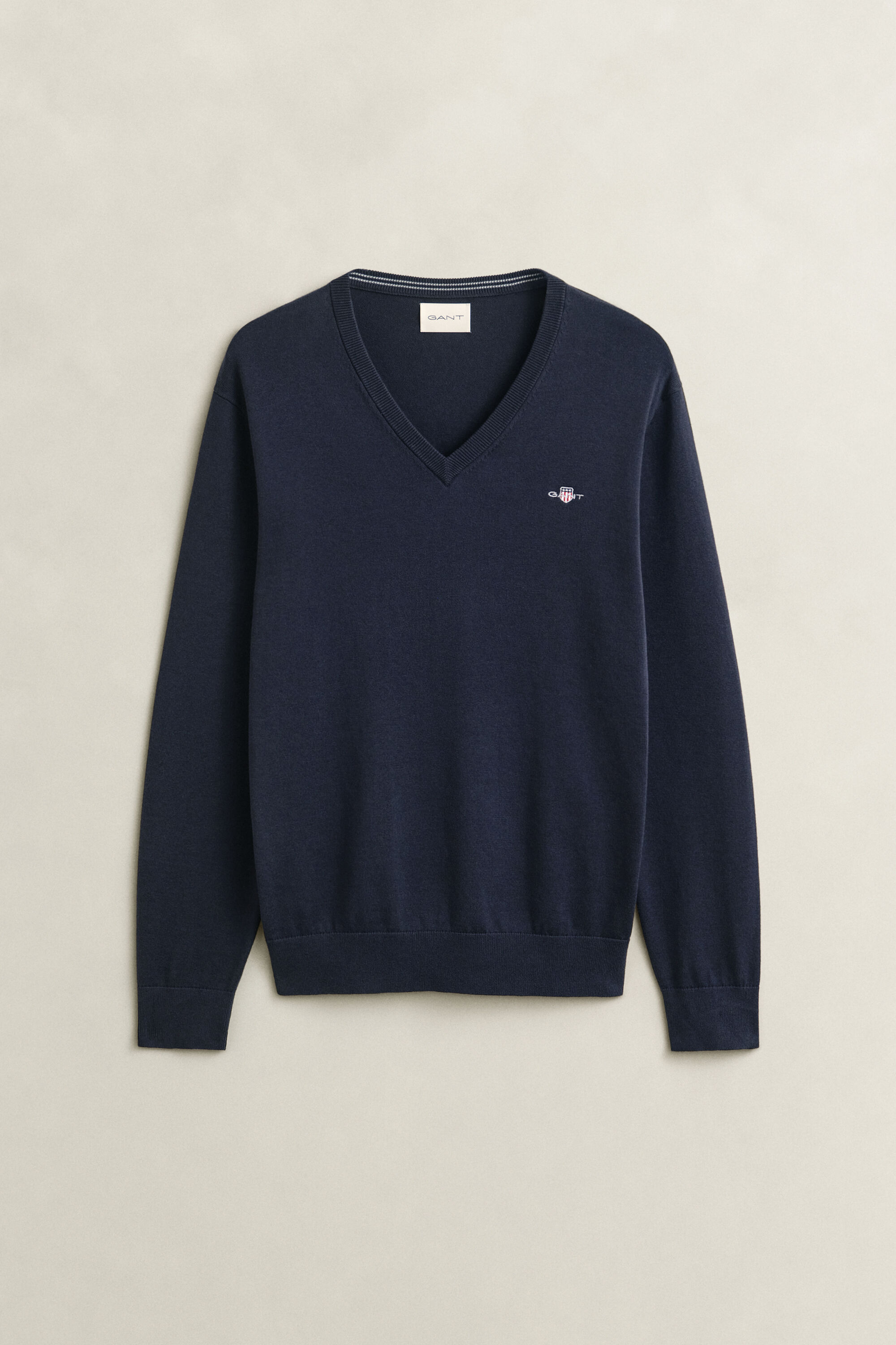 Classic Cotton V-Neck Sweater