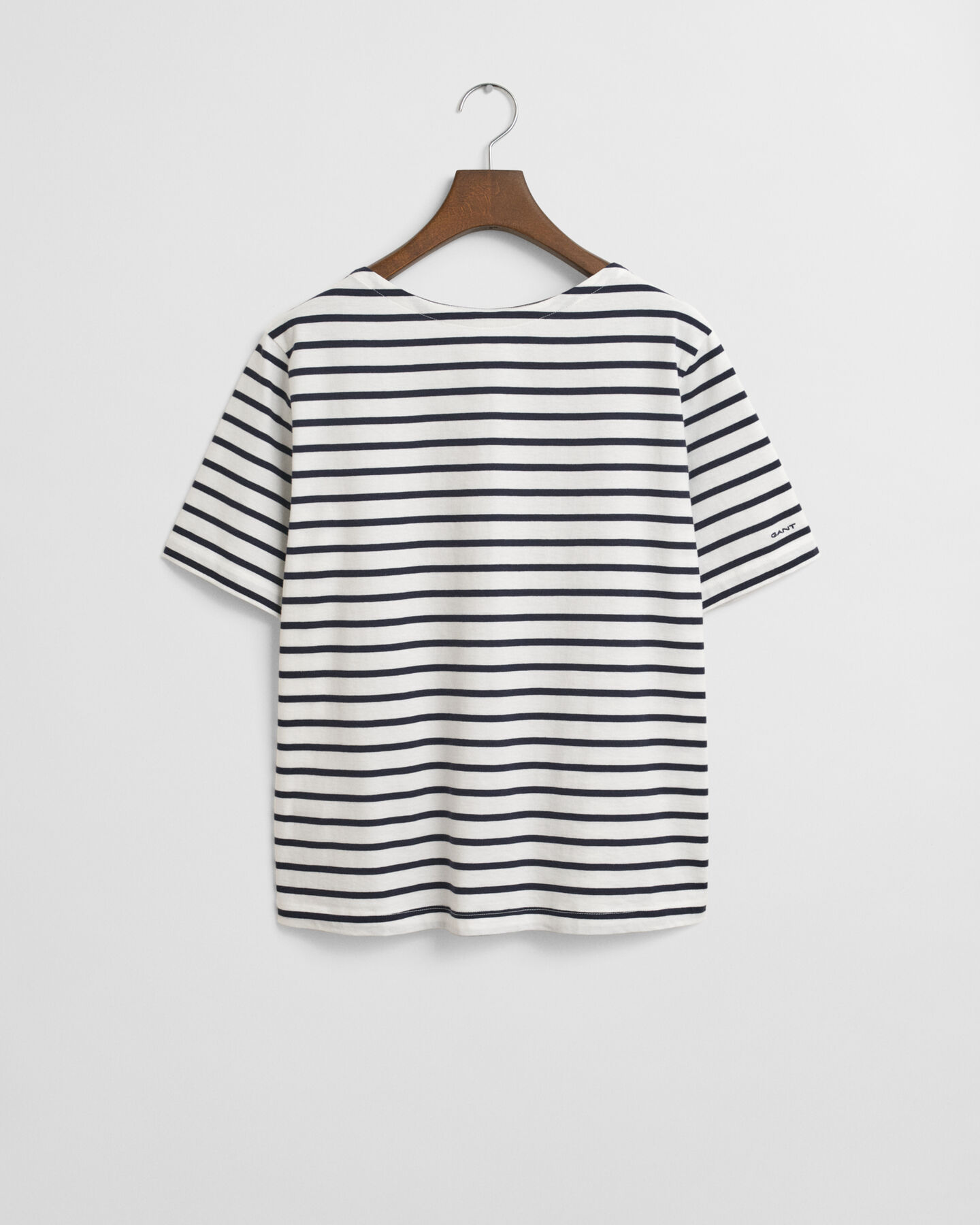 Striped Boat Neck T-Shirt