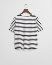 Striped Boat Neck T-Shirt