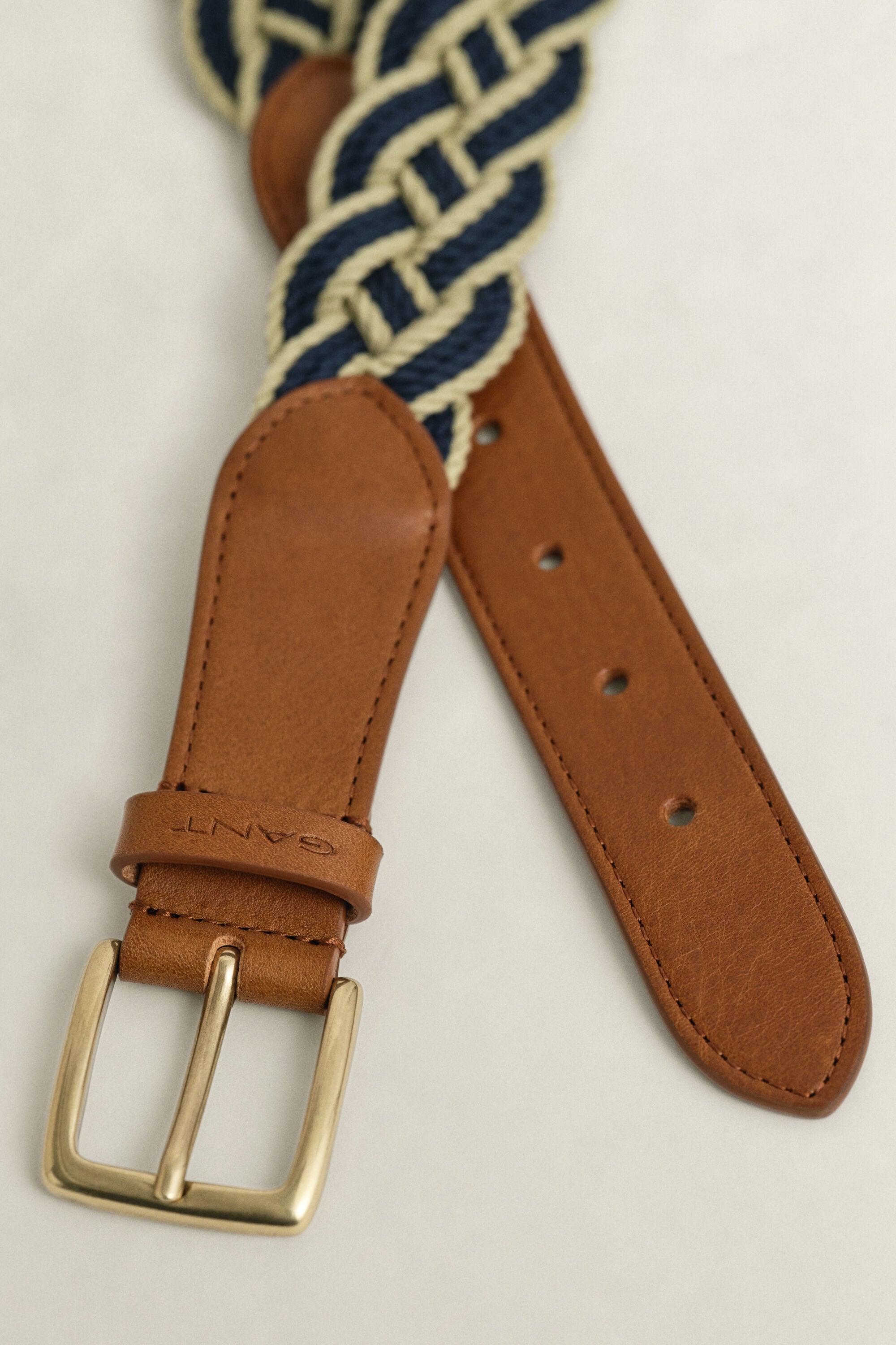 Braided Contrast Belt