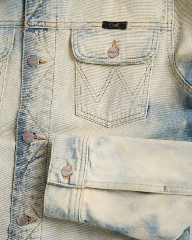 GANT x Wrangler Bleached Denim Jacket
