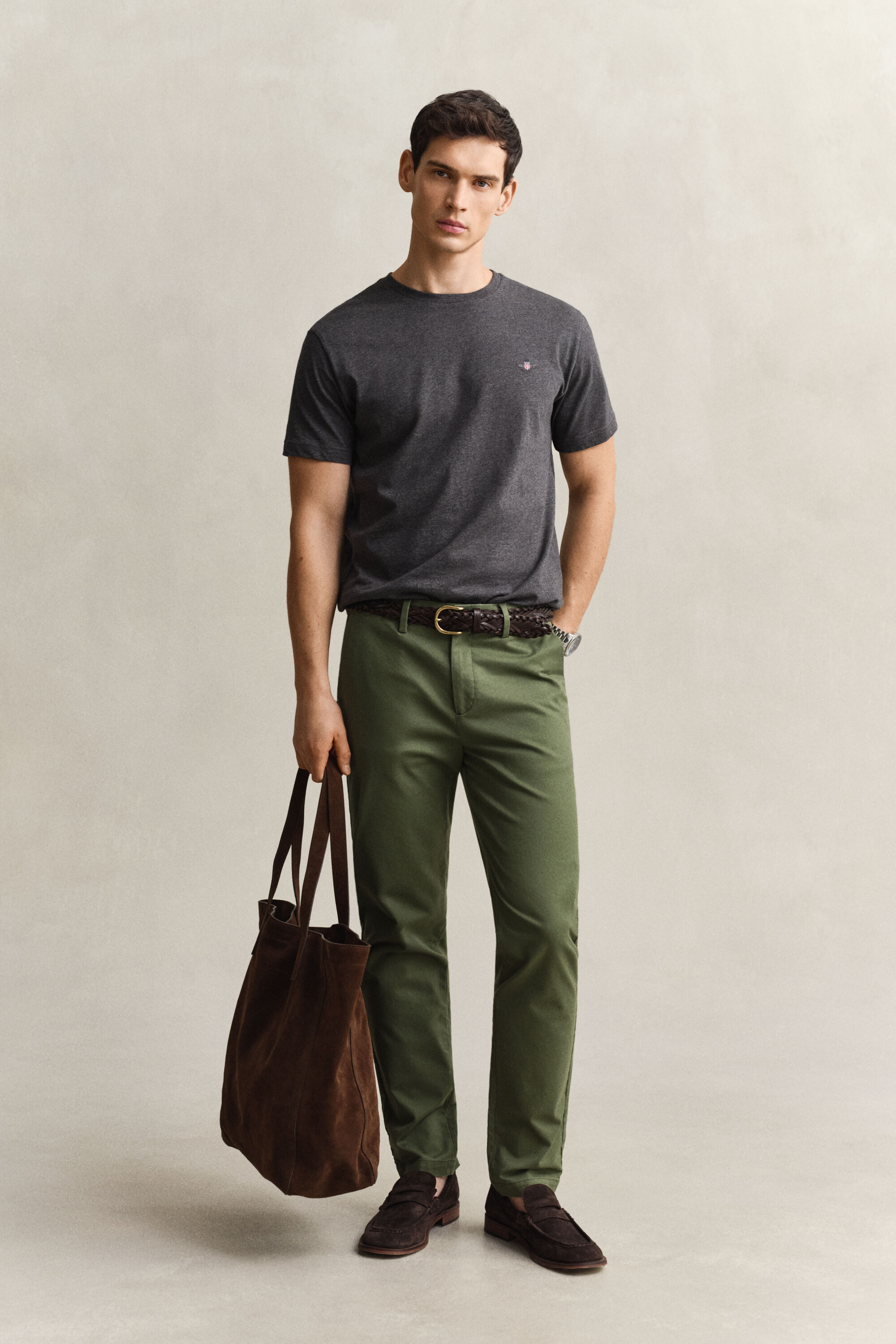Slim Fit Smart Chinos