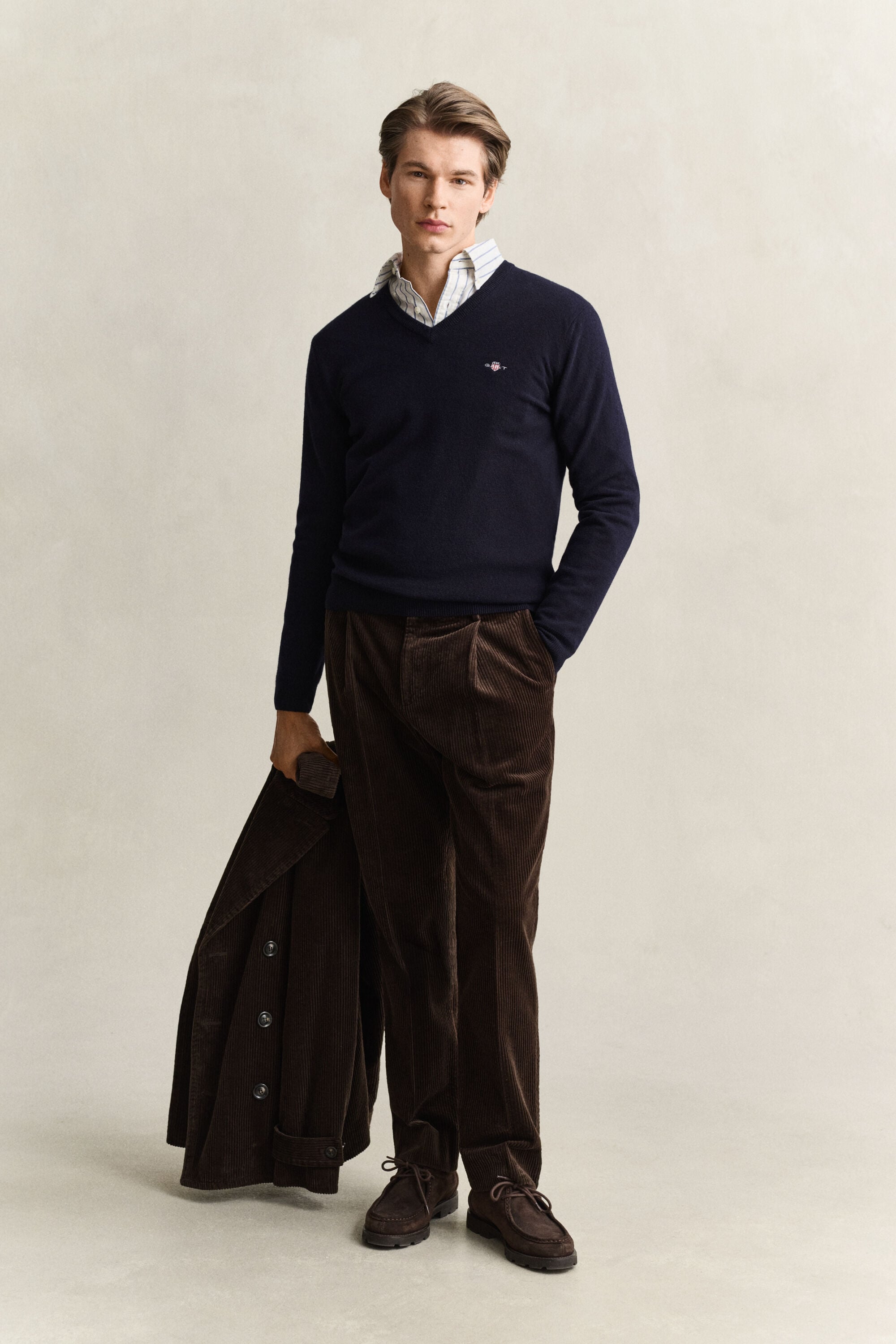 Lambswool V-Neck Sweater