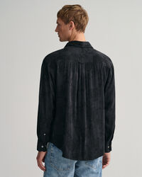 Relaxed Fit Jacquard Cupro Viscose Shirt