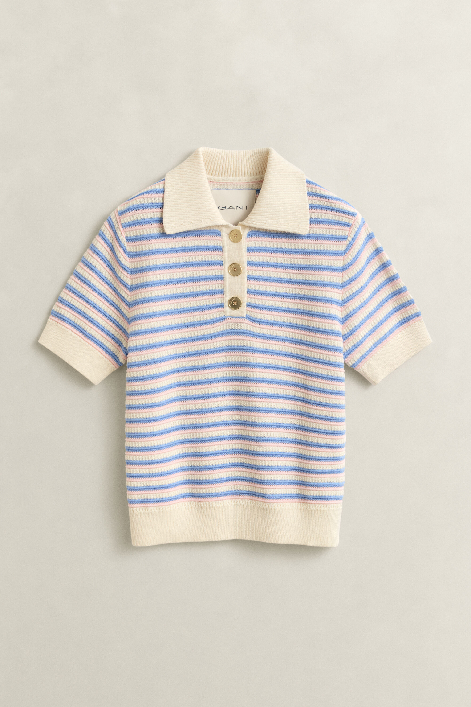 Multistriped Textured Top