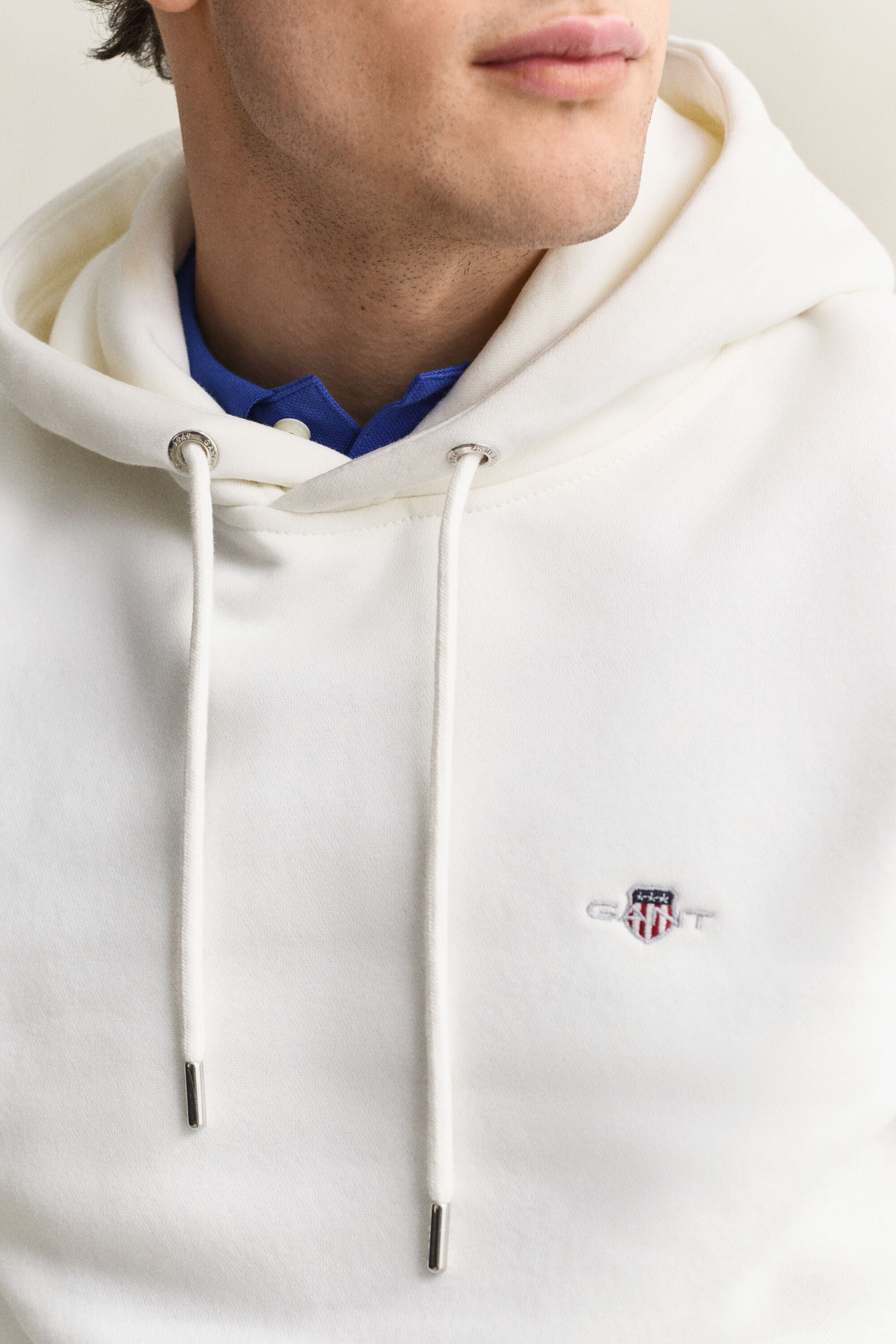 Shield Hoodie — EGGSHELL