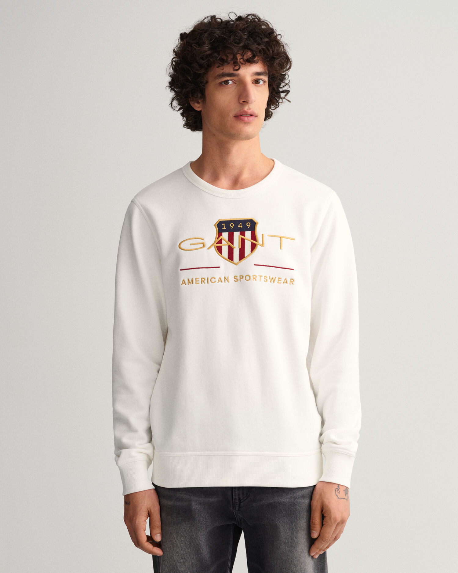 Gant sale sweatshirt white