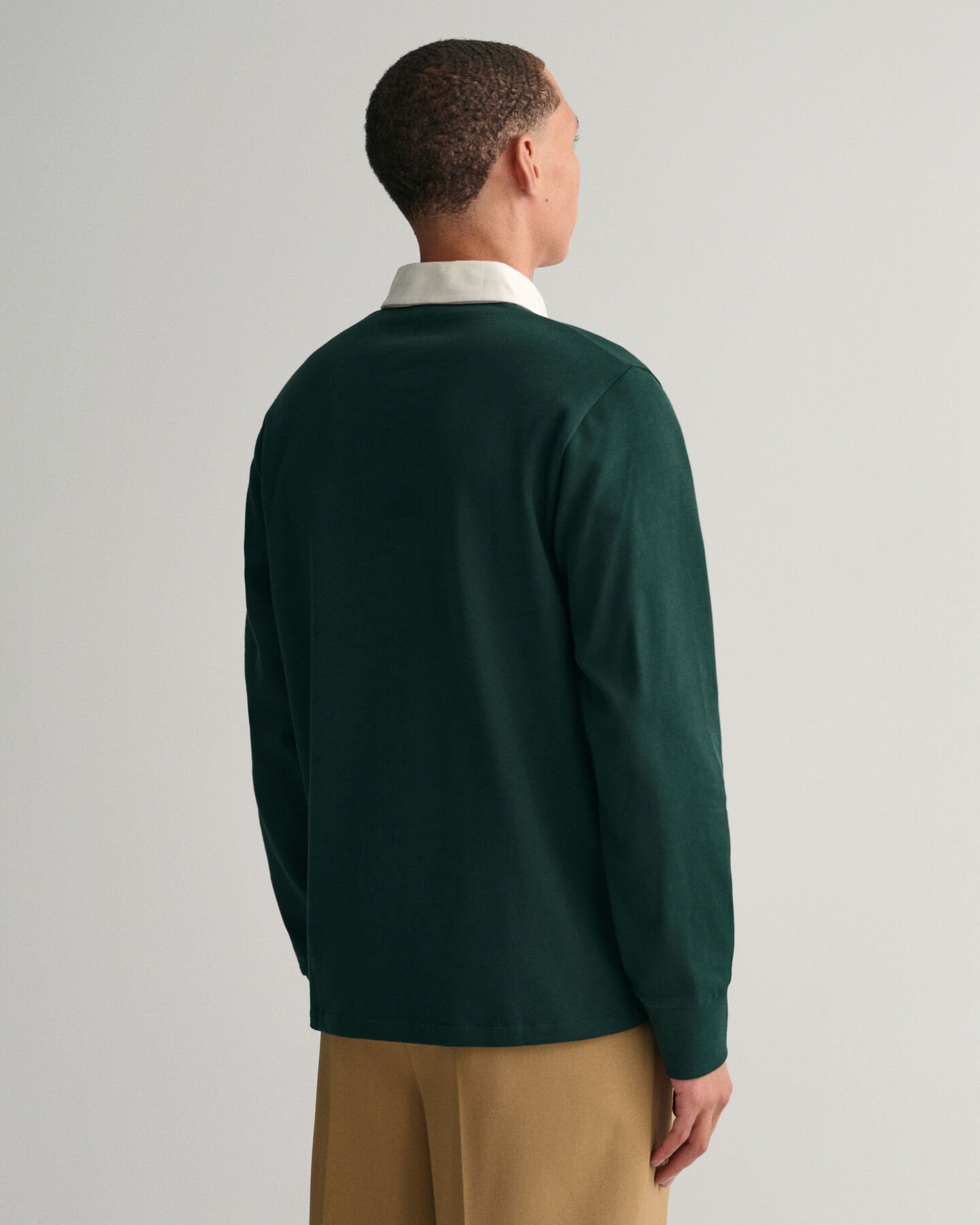 Gant Rugger Long Sleeve Rugby Shirt in Green — UFO No More