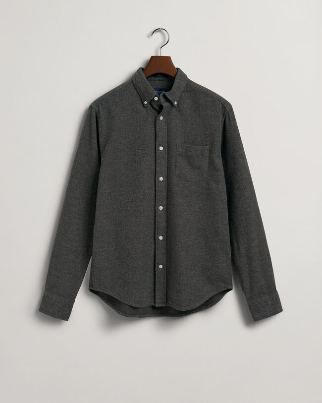 Regular Fit Herringbone Shirt