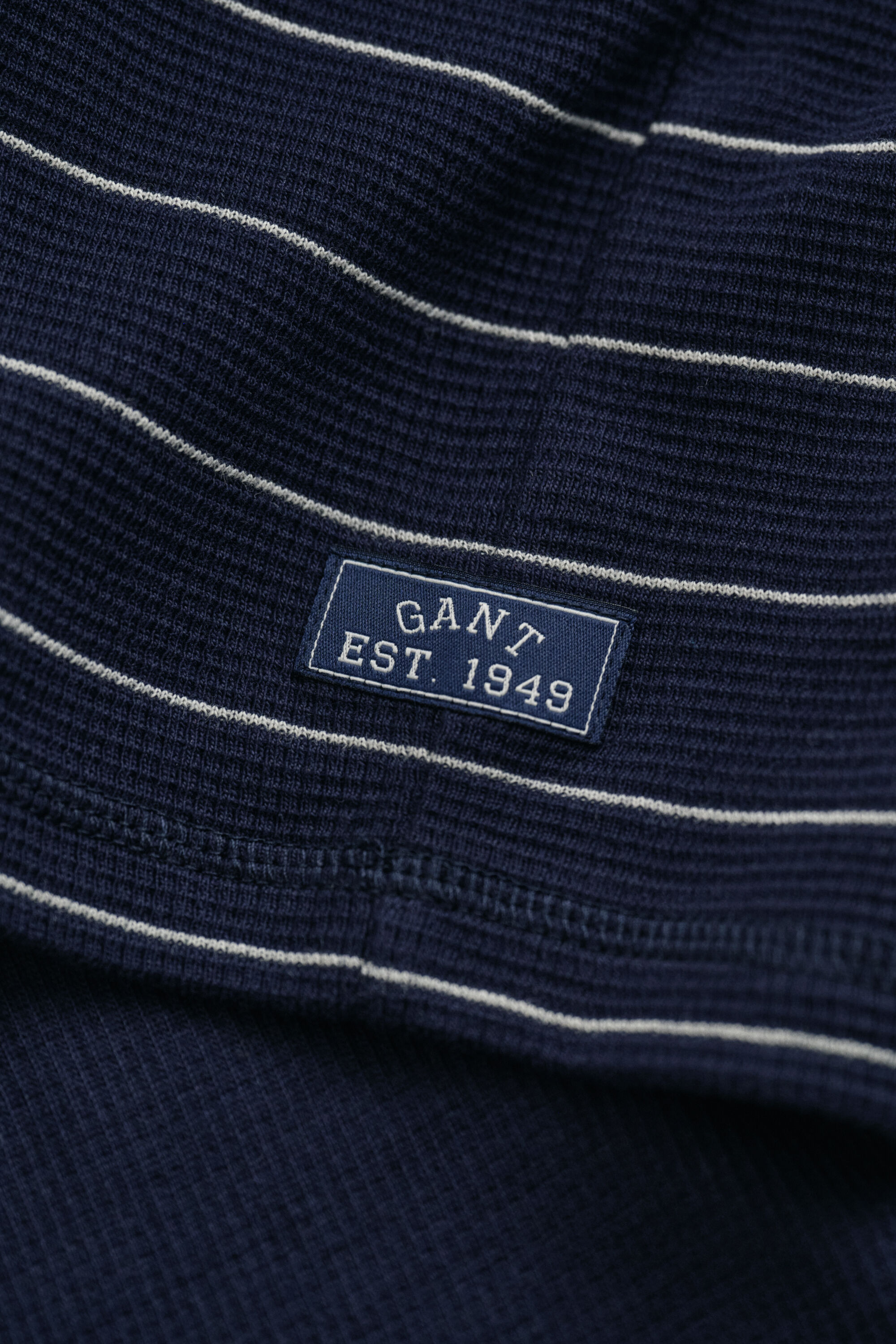 Textured Striped Sweatshirt