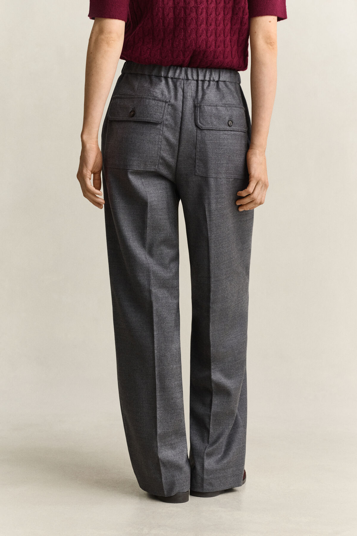 Flannel Pants — CHARCOAL MELANGE