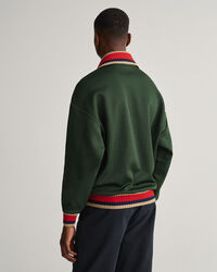 Knitted Collar Sweat Rugger