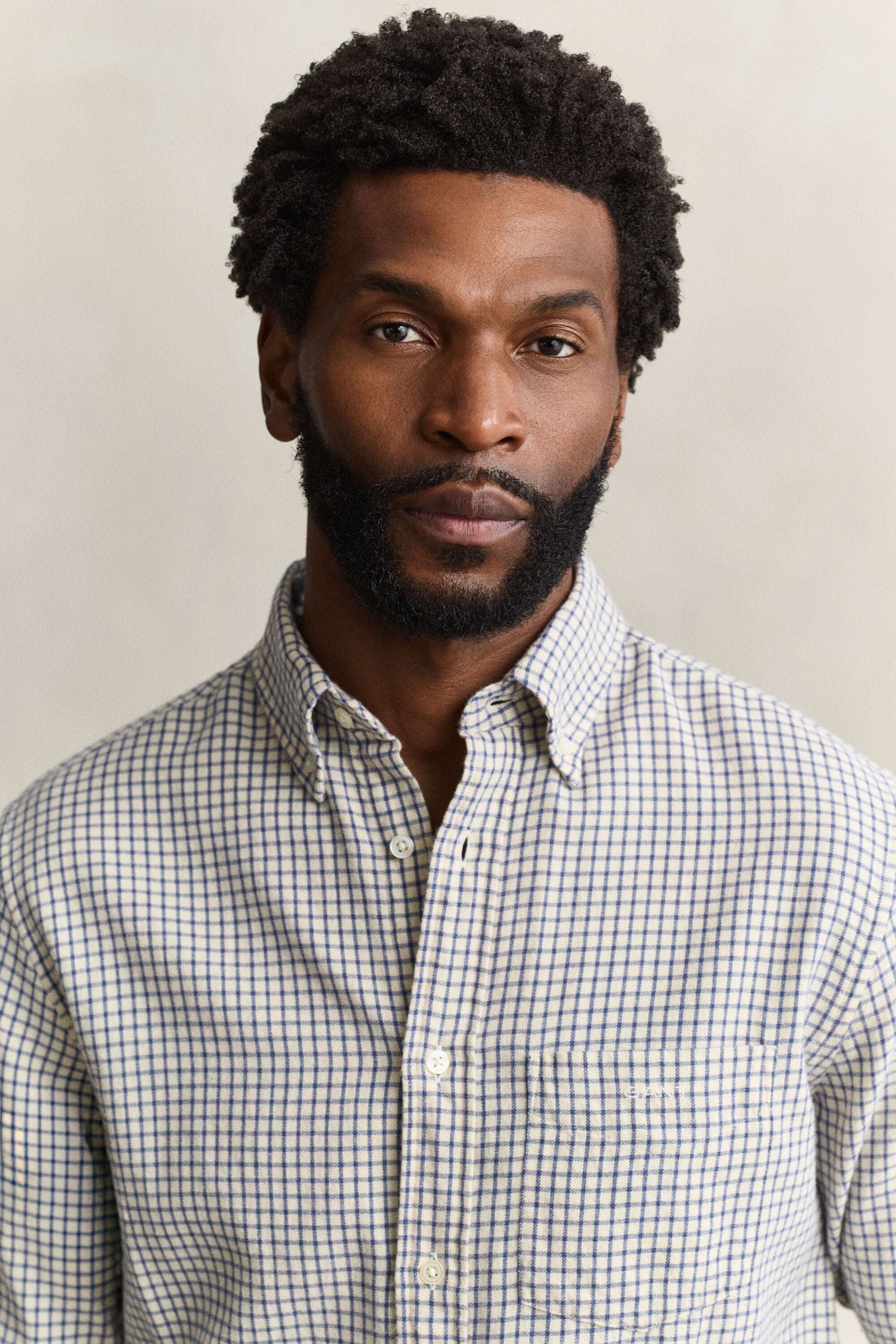 Checked Windblown Flannel Shirt