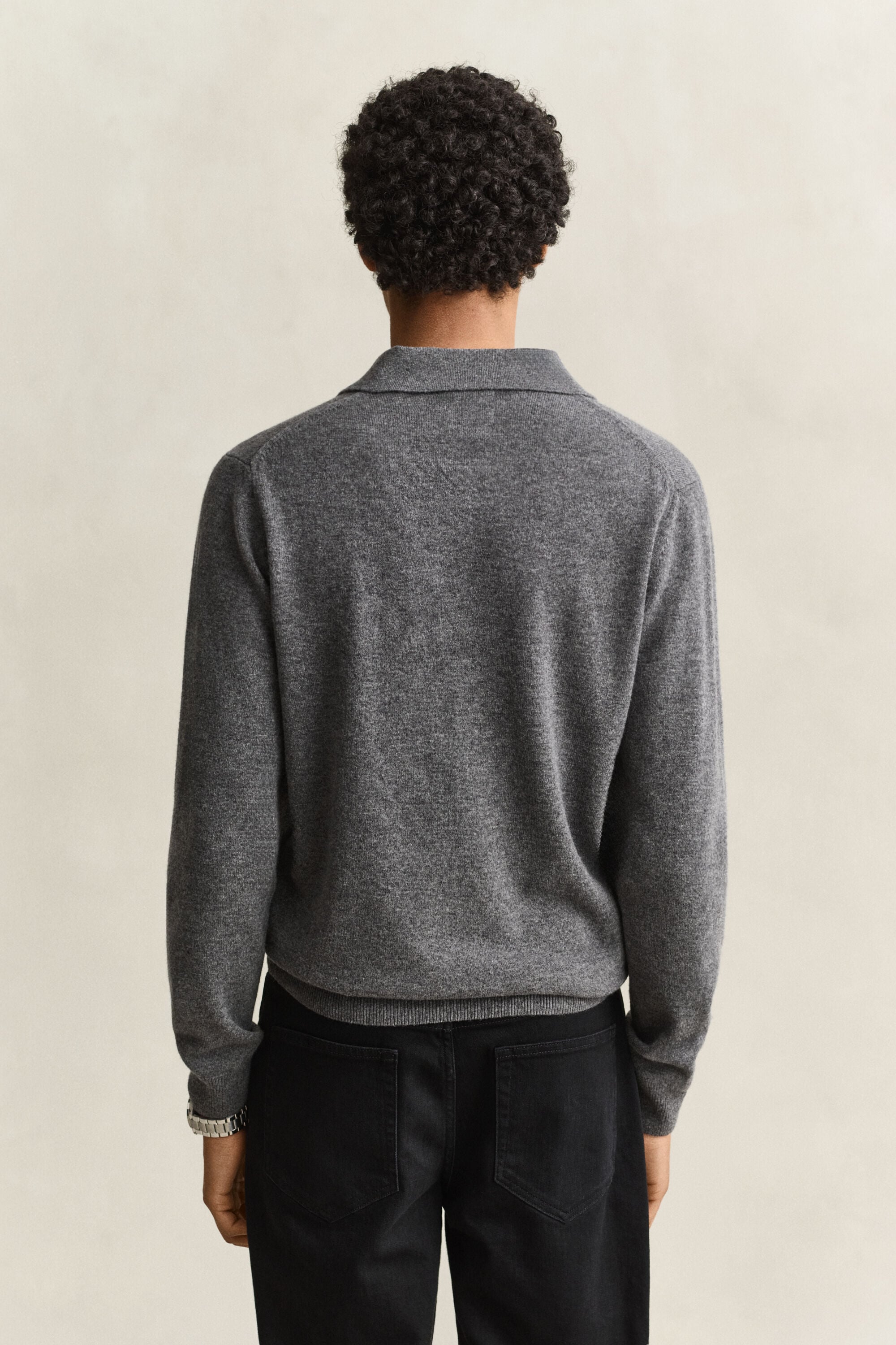 Superfine Lambswool Polo Sweater