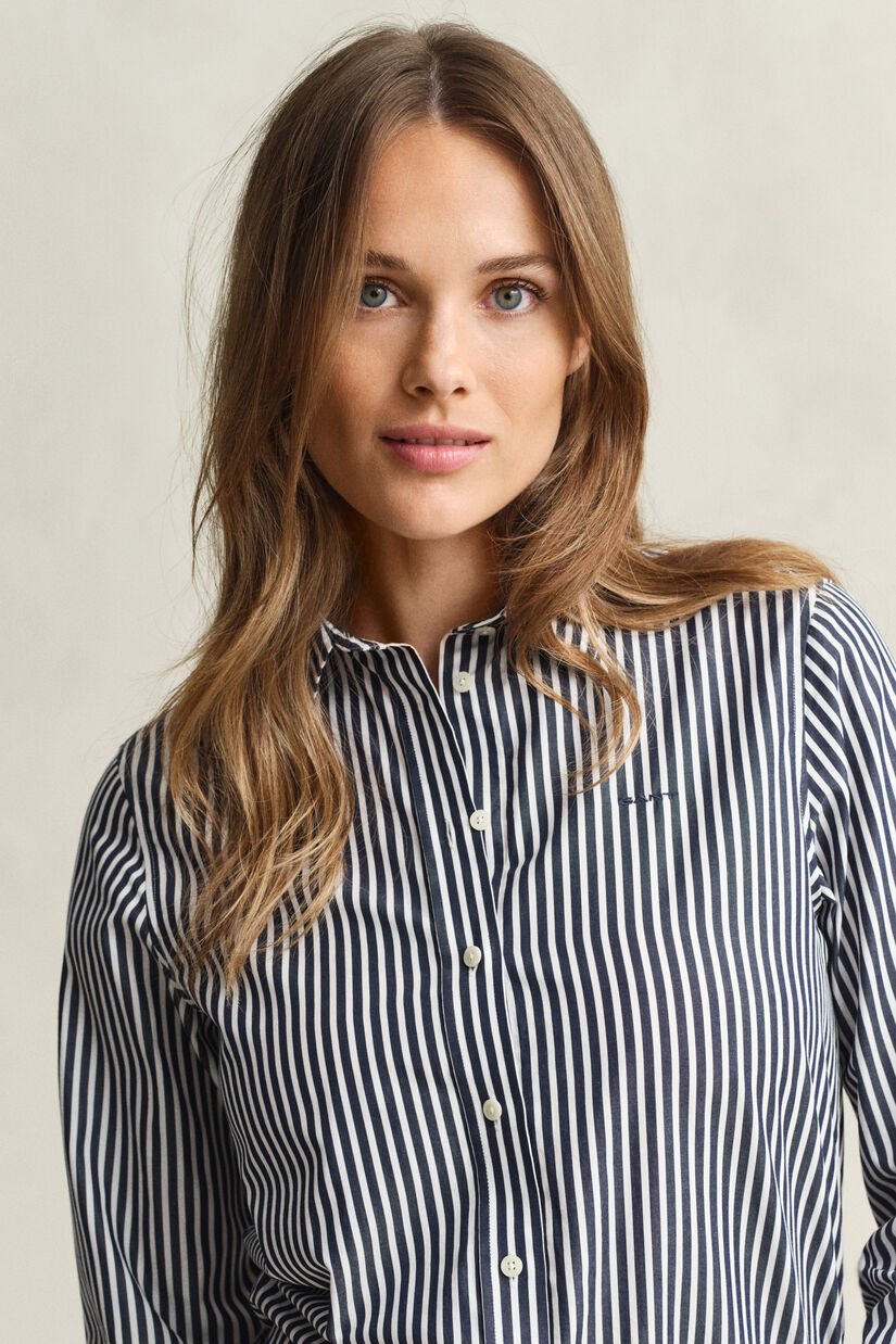 Regular Fit Classic Striped Poplin Shirt