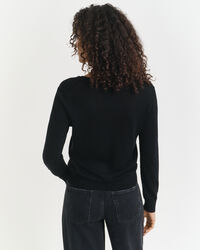 Extra Fine Merino Wool V-Neck Sweater