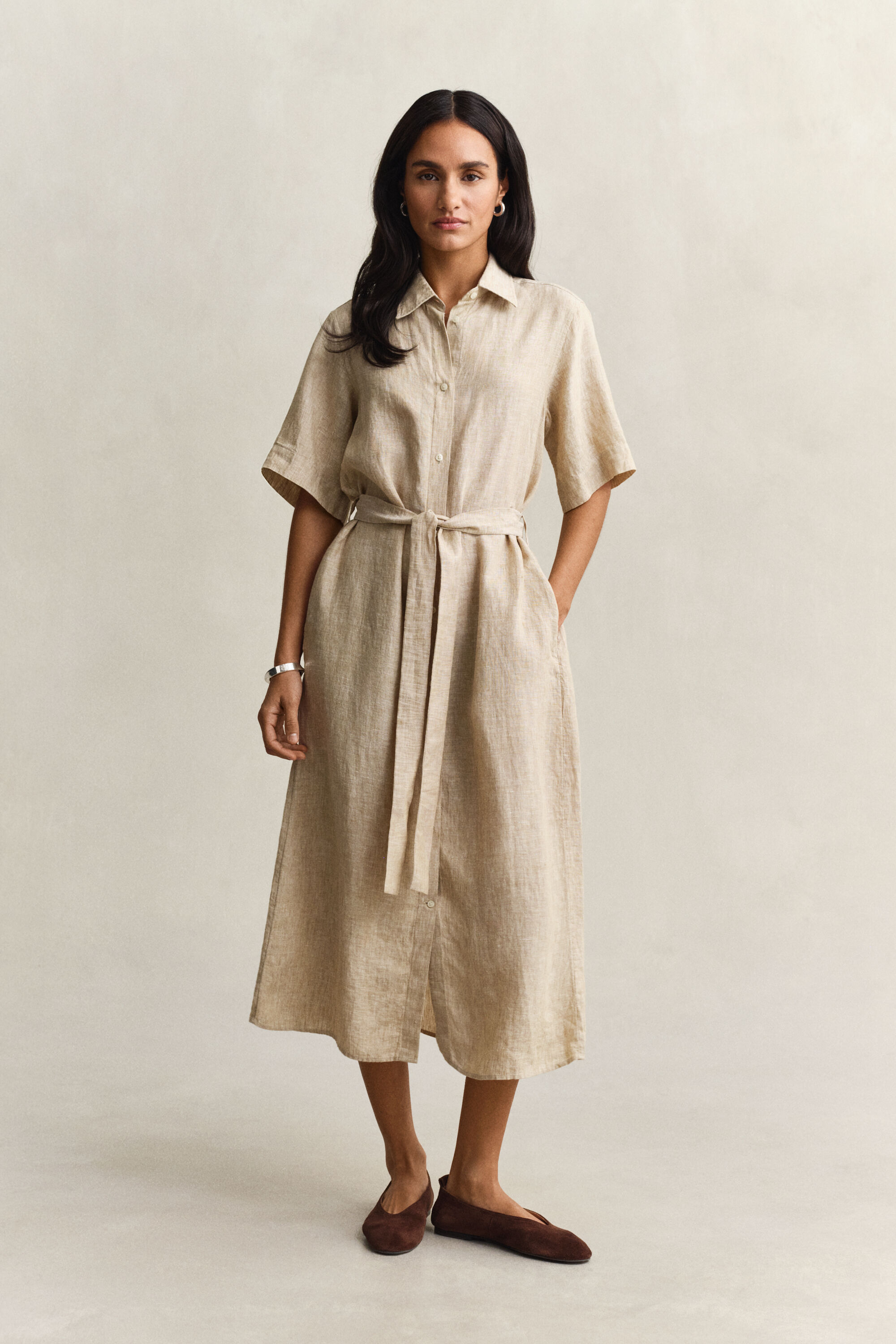 Linen Shirt Dress