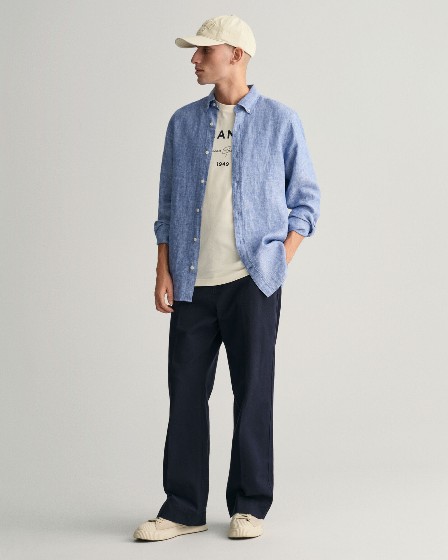 Slim Fit Linen Shirt
