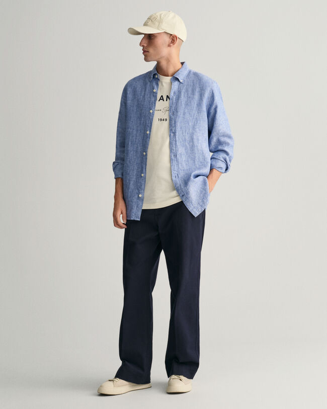 Slim Fit Linen Shirt