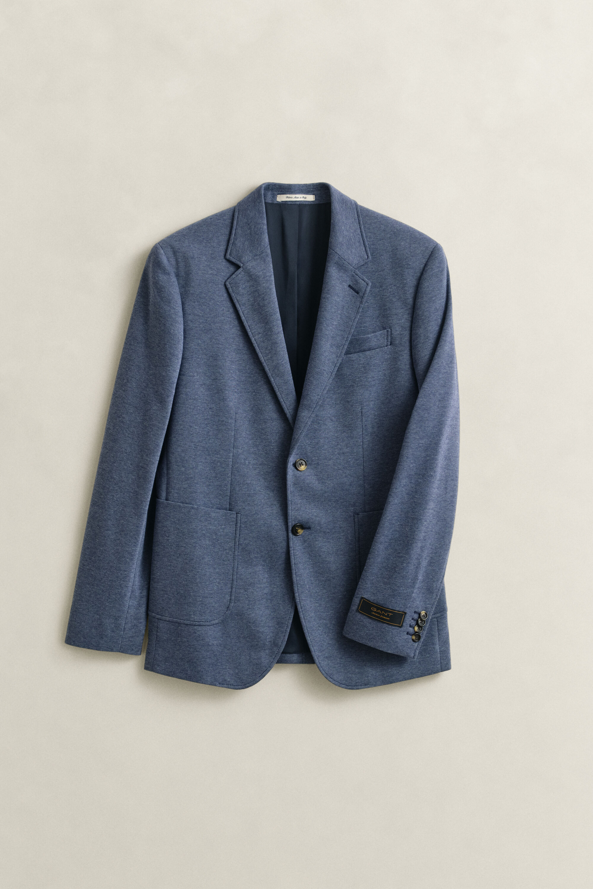 Two-Toned Jersey Piqué Blazer