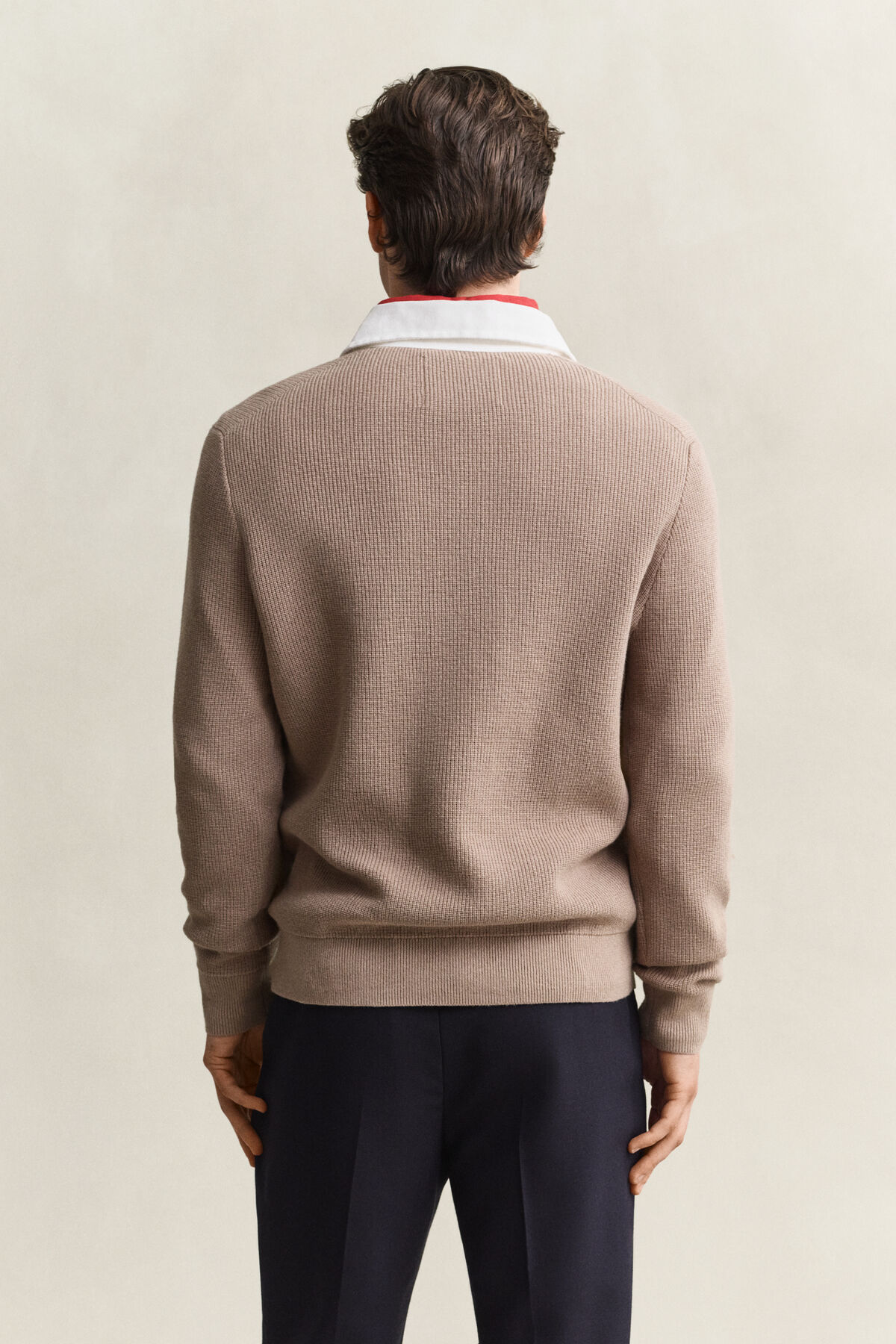 Cotton Merino Rugger — MIST TAUPE