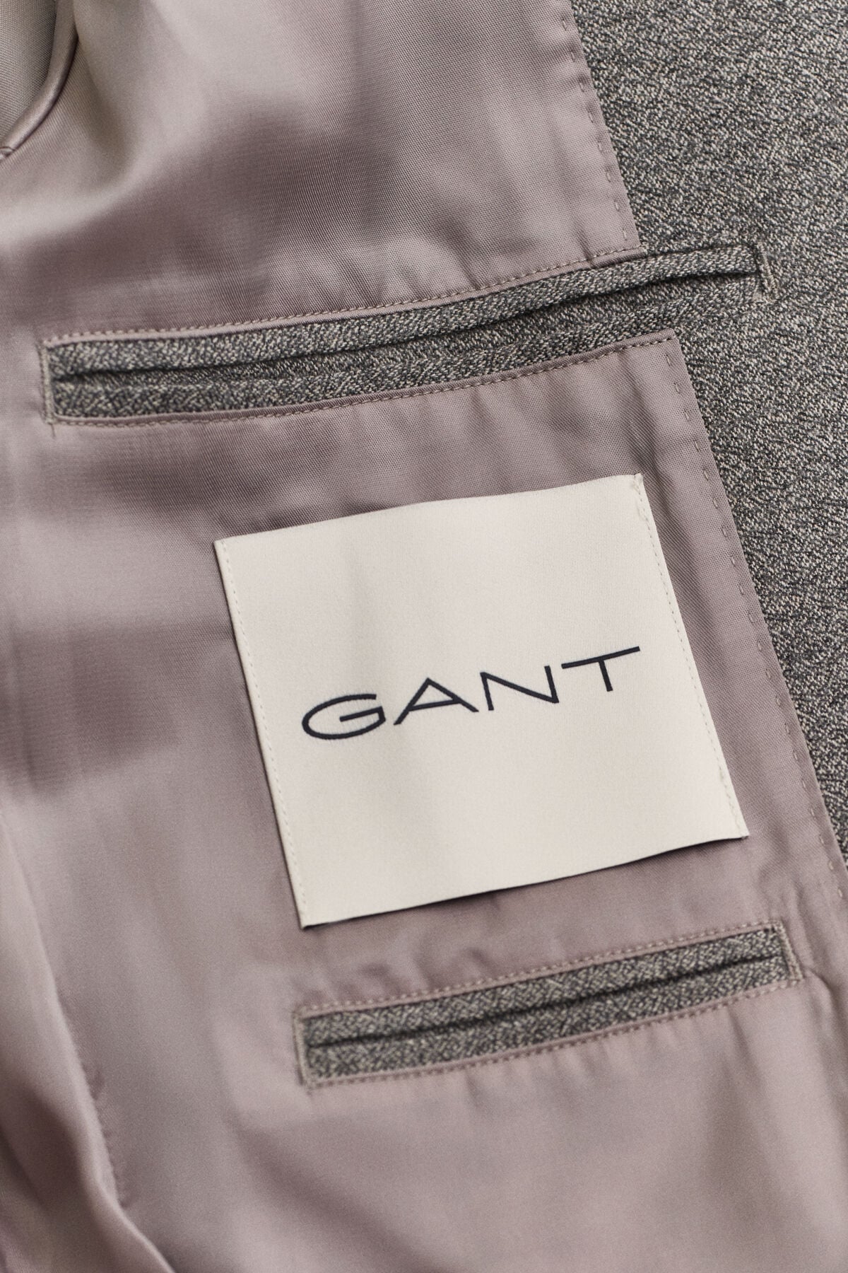 Flannel Blazer — MIST TAUPE
