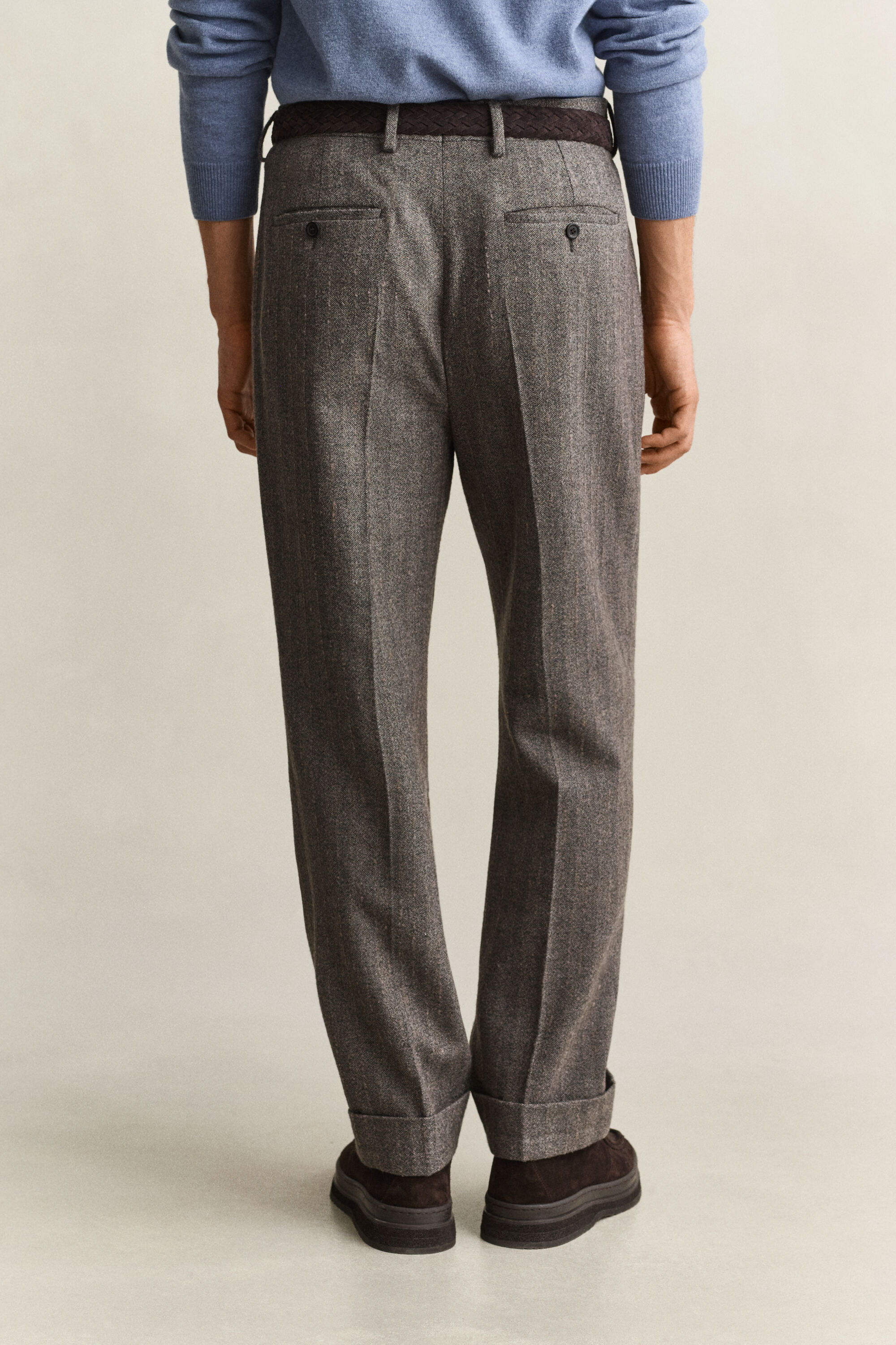 Pinstriped Suit Pants
