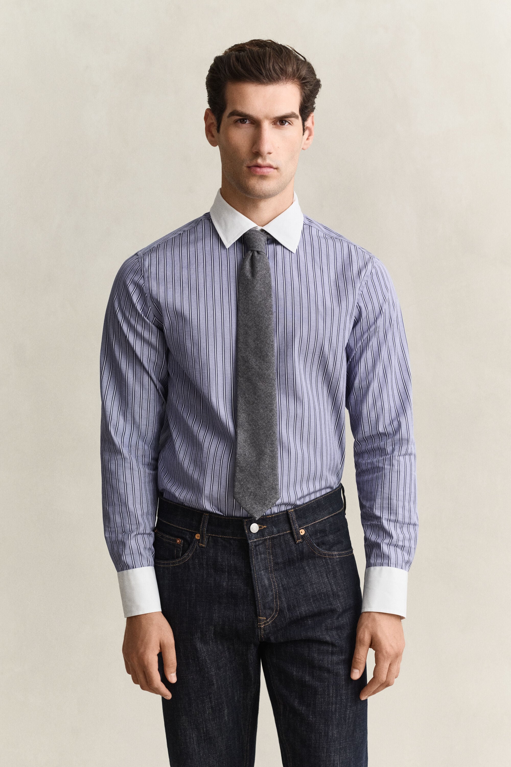 Fil-à-fil Striped Shirt
