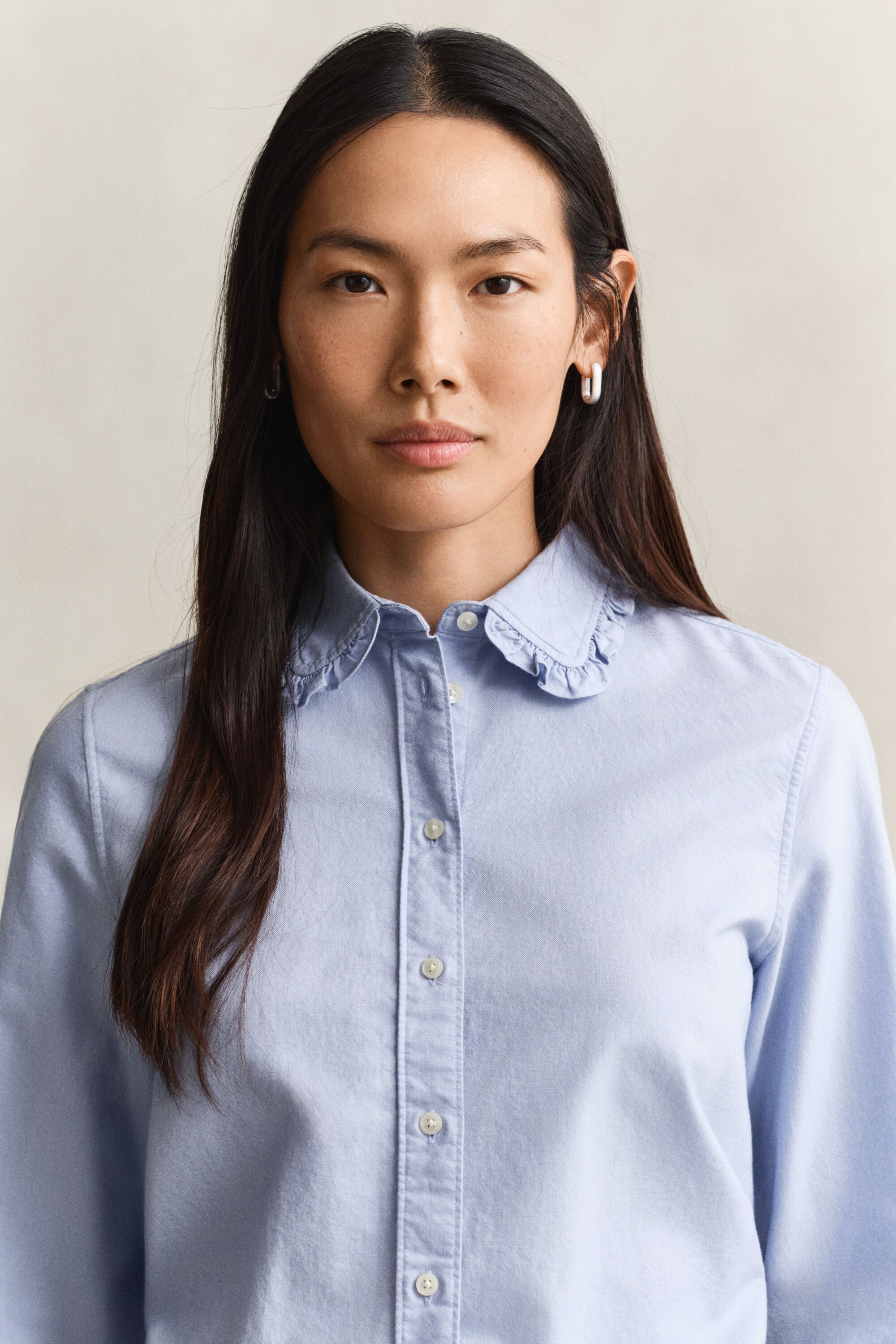 Frilly Classic Oxford Shirt