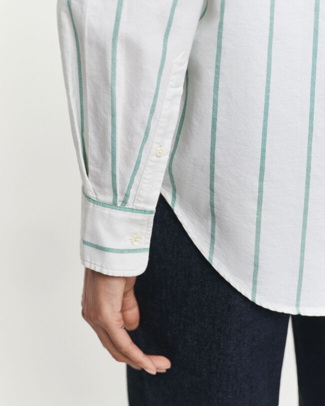 Relaxed Fit Classic Striped Oxford Shirt 
