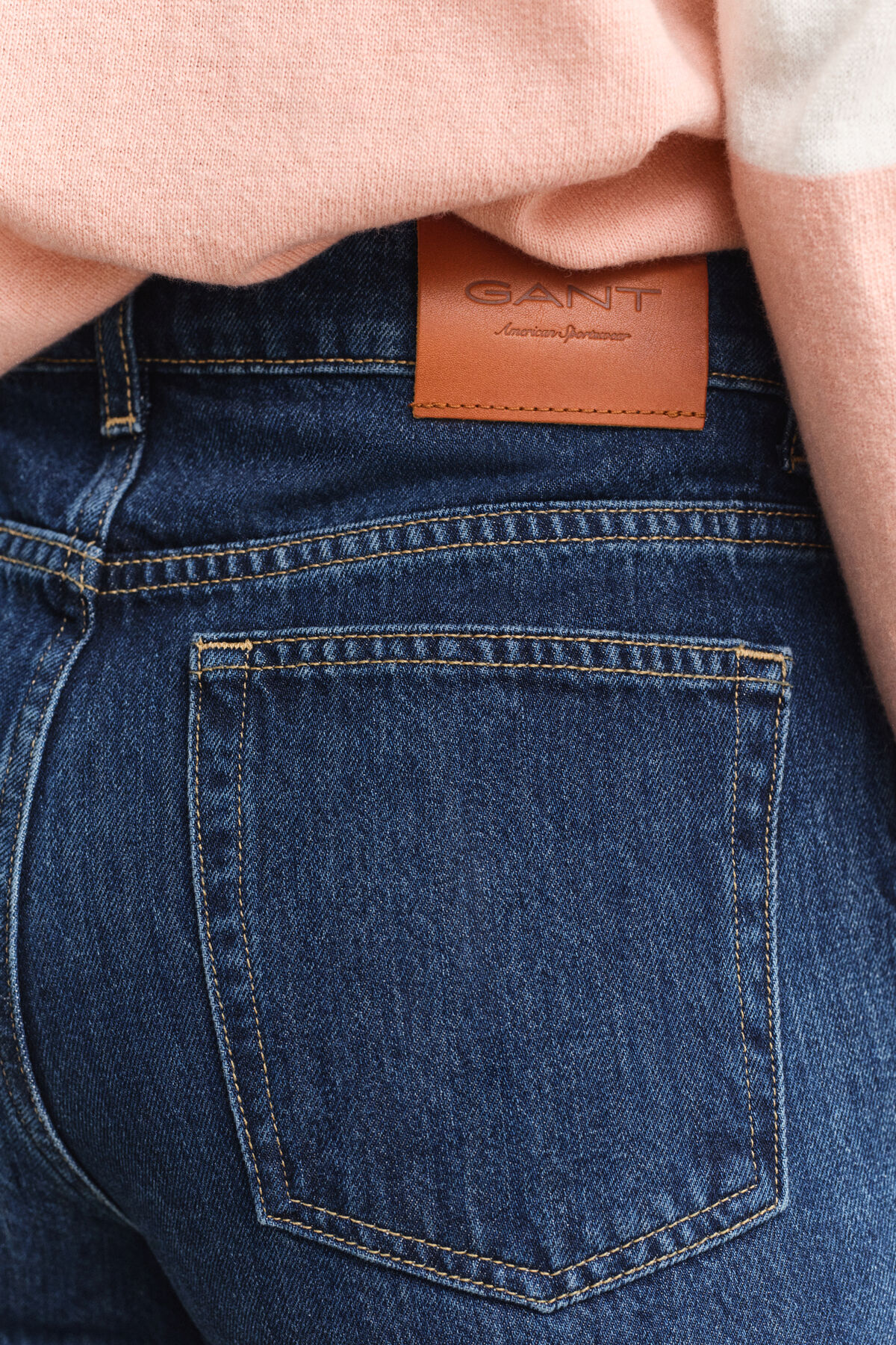 Relaxed Jeans — DARK BLUE WORN IN