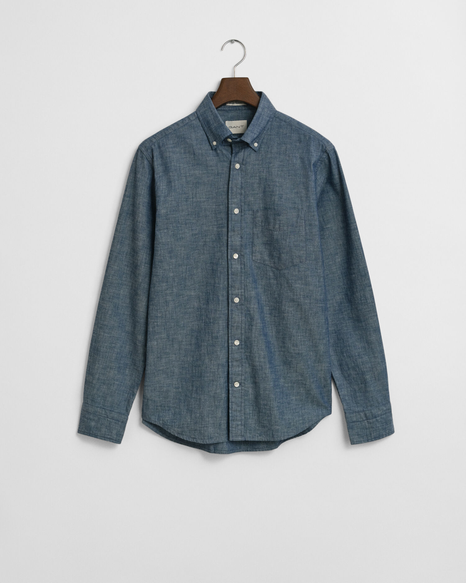 Regular Fit Indigo Chambray Shirt