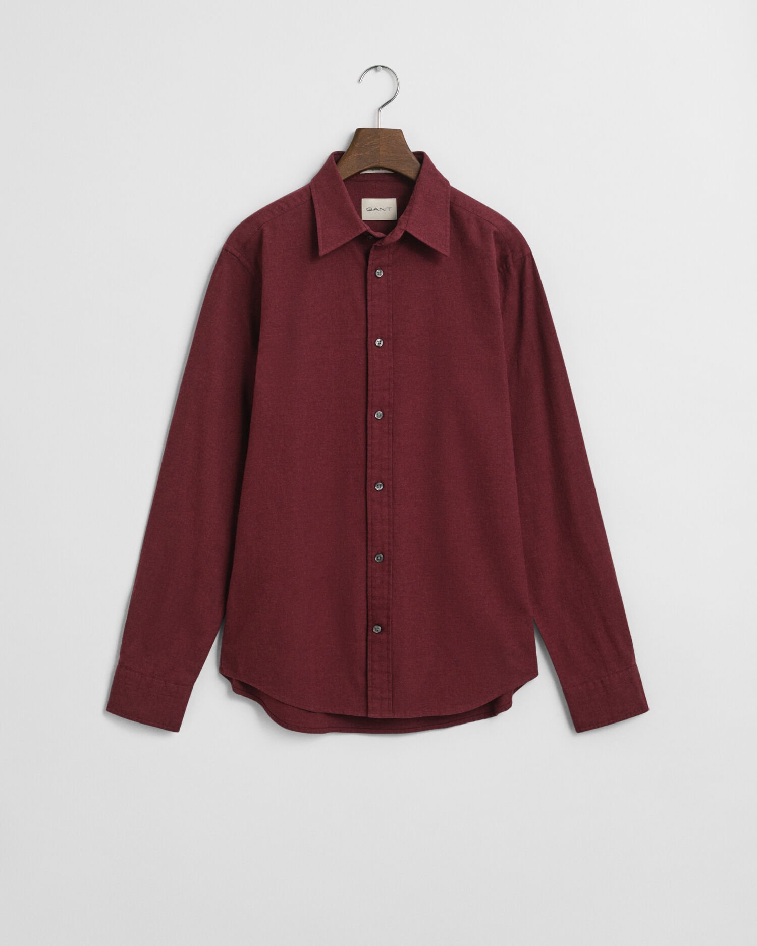 Regular Fit Checked Melange Flannel Shirt - GANT