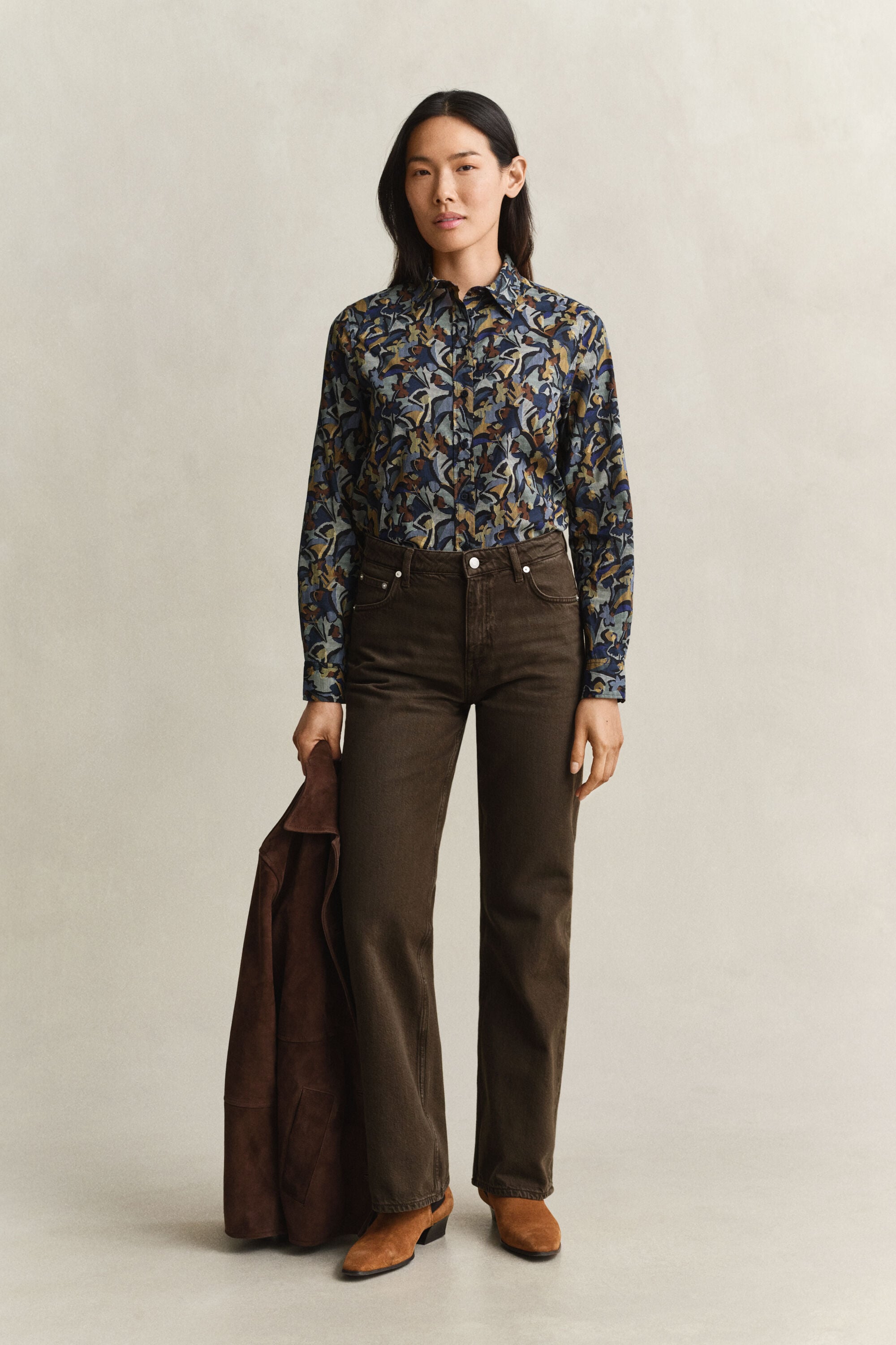 Printed Cotton Voile Shirt