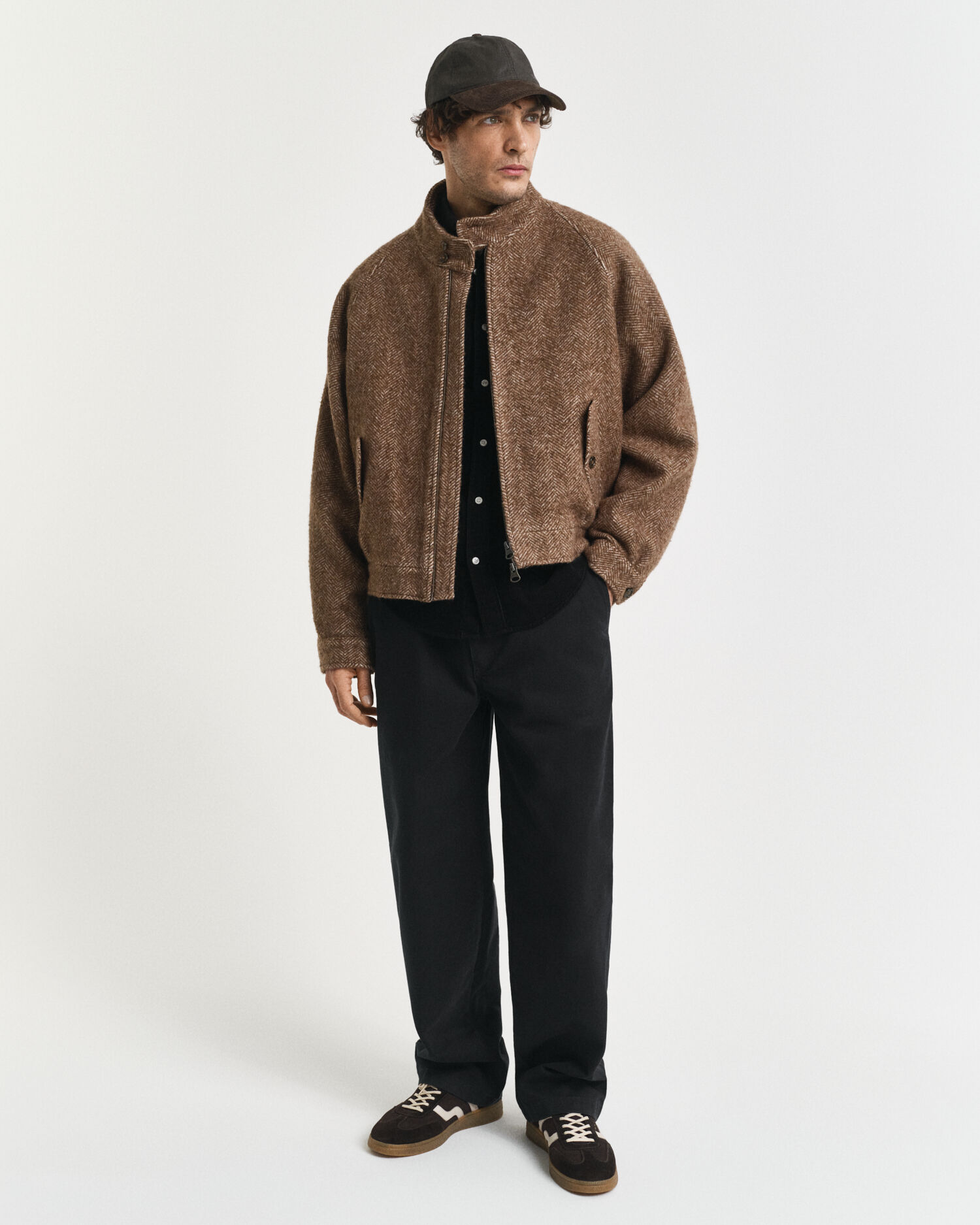 Wool Harrington Jacket