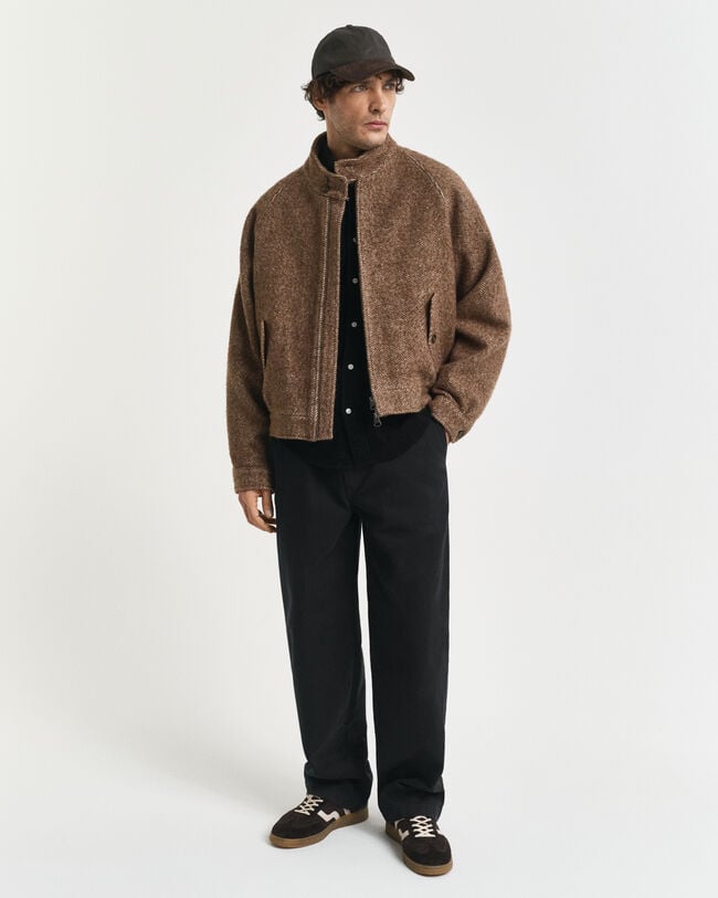 Wool Harrington Jacket