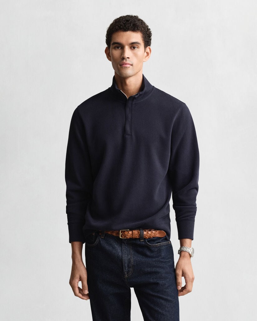 Light Sacker Rib Half-Zip Sweatshirt