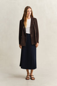 Pleated Midi Skirt
